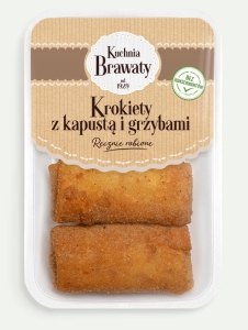 Krokiety z kapustą i grzybami /// 350g